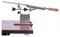 ZAXER Messerschärfer - Manueller Messerschärfer - Mit einstellbarem Schleifwinkel - Set von Schleifsteinen im Paket - Schneller Wechsel der Schleifscheiben - 3 Schärfungsstufen - Ergonomisches Design