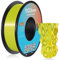TEQStone Silk PLA Filament 1,75mm Gelb 1KG, Hochglänzende Oberfläche, Sauber Gewickelt, Maßhaltigkeit +/-0,02mm Vakuumverpackung