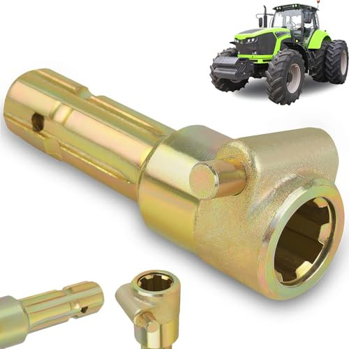 Adaptateur D'extension de Prise de Force amélioré, 1-3/8 Pouces + 6 Cannelures Femelles, 1-3/8 Pouces + 6 Cannelures Mâles, pour Tracteurs jusqu'à 70 Chevaux
