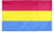 Rockreyoa Pan Pride Flagge 90 * 150cm LGBT Flag mit Messing-Ösen-100% Polyester für Indoor und Outdoor LGBT Aktivitäten für Garten, Balkon, Zimmer, Pride Month Parade Dekoration Pan Pride