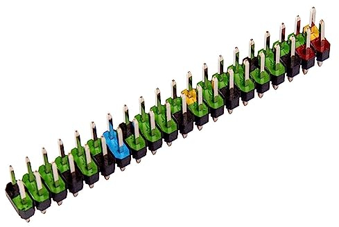 BerryBase 40 Pin GPIO Header für Raspberry Pi, farbig kodiert, Simple Version