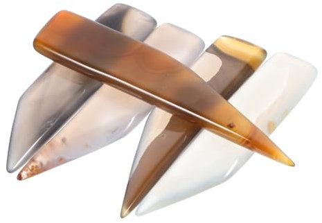 DIYEAH 5 Stück Karneol- Zum Polieren Von Schmuck Karneolwerkzeug Für Metallbearbeitung Schmuckpolierwerkzeuge Aus Hochwertigem Material Zum Glänzen Von Gold- Und Silberoberflächen Juwelie