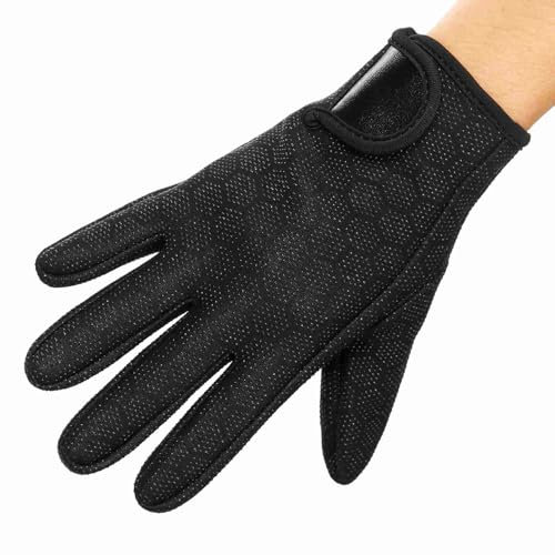 TIKATARER Neopren-Handschuhe, Neoprenanzug-Handschuhe mit Verstellbarer Handschlaufe, Neopren-Handschuhe, Kaltwasser-Schwimmzubehör Zum Tauchen, Schnorcheln, Surfen, Paddeln, Kajakfahren,