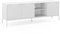HOMN LIVING Mueble TV Auri 3 Puertas Color Blanco, 160 cm (Ancho) 40 cm (Profundo) 55 cm (Altura)