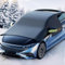 RUIHAHA Frontscheibenabdeckung Windschutzscheibenabdeckung Auto Winter Frontscheibe Abdeckung Magnet Autoscheibenabdeckung für Opel Adam M13 2013-2019