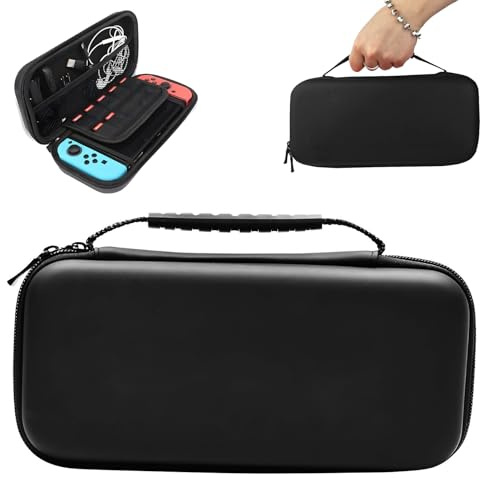 AONAYO Tragbare SchutzhüLle FüR Handyspiele,Kompatibel Mit Nintendo Switch/Nintendo Switch OLED,Die SchutzhüLle Bietet Platz FüR 20 Spiele,Spielkonsolen Und ZubehöR
