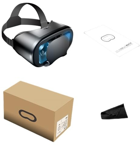 VR Brille Virtual Reality 3D Brille Headsets Helme 4K Movie Panorama Objektiv für Smartphone