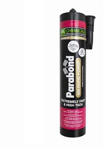 High Tack Montagekleber schwarz 290ml | Hybrid-Polymer, Alleskleber, Kleber mit extrem hoher Anfangshaftung
