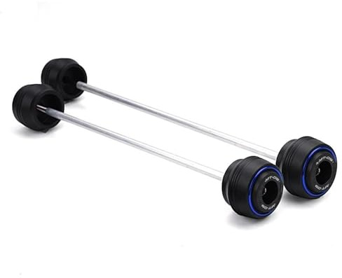 Anticaduta Tamponi Protezione Forcella Anteriore Posteriore Per YAMAHA MT09 MT-09 2014-2020 MT 09 SP MT-09SP 2021-2025 Slider Telaio Tampone Protezione Moto(Blu,Anteriore Posteriore)