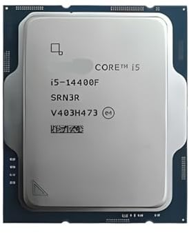 Procesador de CPU Core i5 14400F 2,5 GHz, 10 núcleos y 16 Hilos, 65 W LGA 1700 sin refrigerador