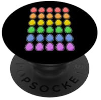 Lustiger Ostereier Pixel Art Regenbogenfahne LGBT PopSockets Klebender PopGrip