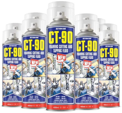 (PACK OF 15) Action Can CT-90 Cutting & Tapping Fluid Spray 500ml Aerosol.