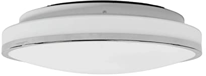 Lindby LED Deckenlampe Lyss (spritzwassergeschützt (Modern) in Weiß aus Glas (1 flammig,) - Bad Deckenleuchte Lampe Badezimmerleuchte