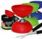 Mister M | Einsteigerfreundliches Diabolo-Jonglierset | Diabolo Mehrfarbig getarnt mit Fester Achse | Aluminiumstäbe | Profi Diabolo Set with Kugellager and Leuchtend Options for Kids 6+