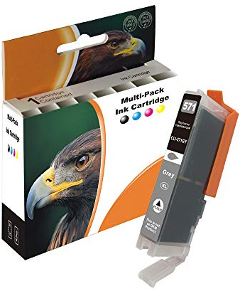 Druckerpatrone Grey kompatibel zu CLI-571 Canon PIXMA MG5750-5753 MG6850-6852 MG7750-7751 TS5050-5055 TS6050-6052 TS8050 TS8051-8053 TS9050-9055