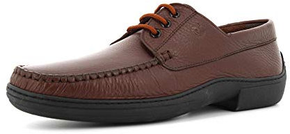 Valleverde Stringato Uomo Pelle 11853 Moro Una Calzatura Comoda Adatta per Tutte Le Occasioni. Primavera Estate 2020. EU 40