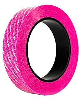 MUC OFF Unisex-Adult accessorio Rim Tape tubeless 25mm 50 metri, Black, One Size