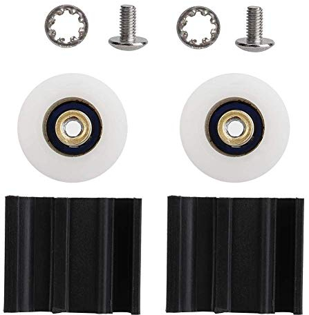 Nikou Gewächshaus Türräder, 22mm Gewächshaus Hallen Türrad Ersatzsätze, Rutschfeste Roller Ersatz-Kits für Türräder Leichtrad, Laufrollen Schiebetür