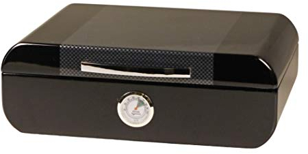 Lifestyle-Ambiente Humidor Carbon-Black V-360 inkl Tastingbogen