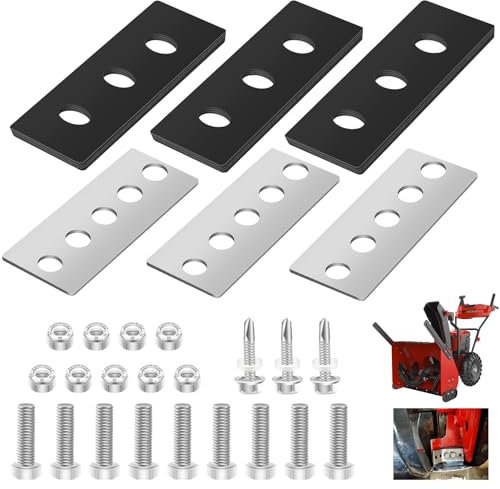 100 % Edelstahl Schneefräse Modifies Impeller Kit – 1/4 Zoll 3-Blade Universal – Modifies 2-stufige Maschine (3)