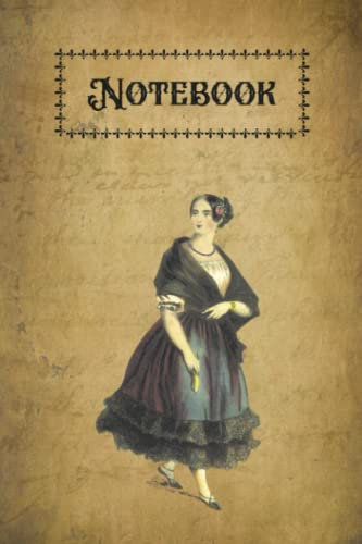Vintage Diary Notebook Lined Old Paper Vintage Women Fashion: Journal Vintage Notebook For Writing Gift For Women Mother's Day