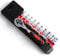 YWHWXB 12 Piece Socket Set with Ratchet Wrench and Extension Bar Metric SAE Mechanic Tool Set