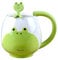 Gcroet Frog Ceramic Mug,Frog Mug and Spoon Frog Cup, Hand-Painted Cartoon Frog Coffee Cup with Spoon Animal Cups for Tea, Milk, Coffee, 300ML