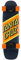 Santa Cruz Fast Lane 8.4IN X 29.4 STREET Skateboard, Gelb, 7-lagig Ahornholz, 60 mm 78A Rollen