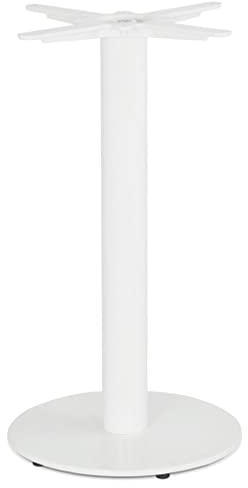 KADIMA DESIGN Tischfuß Metal Weiß (White) 40 x 40 x 73 Outdoor