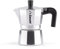 Zanetti, Mama - Cafetera Moka de aluminio, cafetera de 6 tazas, moka expreso con sistema antigoteo, junta de silicona, mango ergonómico