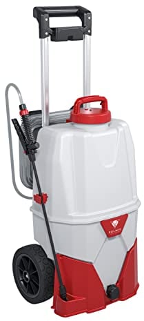Pulverizador Eléctrico con Ruedas PULMIC Pegasus 35L. 3 Velocidades de Pulverización hasta 4 Bar, 7 Horas de Autonomía y Manguera de 6M. Bateria de Litio. Fumigadora Pulverizador.PULMIC