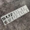 LICOME 2 Stück Auto Aufkleber für Suzuki, Badge Emblem Aufkleber, Logo Abziehbilder Emblem Abzeichen Autoaufkleber Schriftzug Karosserie Emblem Zeichen Zubehör,B Silver