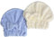 MAYOUTH Mikrofaser Turban Handtuch Set für Haar schnell trocken, 2 Stücke Kopfhandtuch Haarturban mit Schleife für Damen & Mädchen (Blue+White)
