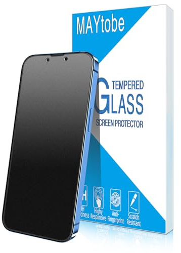 MAYtobe 2 Pack Matte Screen Protector for iPhone 13 Mini Tempered Glass | Full Coverage, Anti-Glare, Anti-Fingerprint, Touch Sensitive, HD Transparent, Case Friendly