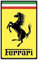 Hicsticayt Ferrari Plakette Sticker, Aufkleber, Doppelpack, mehrere Größen (5cm)