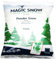 GABANA Künstlicher Schnee, Weihnachtsdorf, biologisch abbaubar, biologisch und umweltfreundlich – Kunstschnee zur Dekoration Weihnachtsdorf, 3,5 l