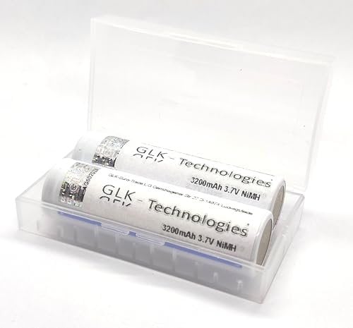 GLK-Technologies® High Power 3200 mAh 3,7V NiMH Flat Top Akku 2025 BJ