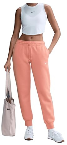 NIKE NSW Phoenix Fleece Damen Jogginghose Farbe: Apricot/Weiß (844); Größe: XL
