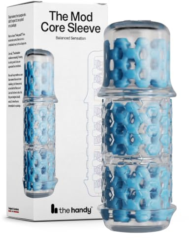 The Handy | Mod Core Sleeve Taschenmuschi Masturbator für Männer | Ausgewogener Sitz für den Alltag, zweilagiges TPE mit weicher Hülle und festerem Kern, geschlossenes Ende, für The Handy.