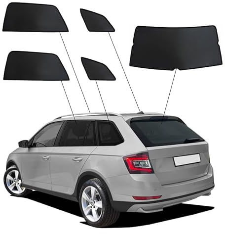 SunClip Sicht- & Sonnenschutz passgenau | kompatibel mit Skoda Fabia III (NJ5) Kombi 2014-2022