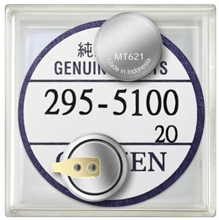 295-5100 Battery for Citizen Eco-Drive Watches - Rechargeable Battery/Capacitor Replacement Part - Compatible with MT621, BP10, E000, E001, E010, E011-2026