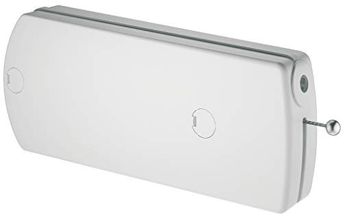 Gedotec Charnière Porte Meuble Enrouleur - Fixation pour Porte à Abattant de Secrétaire, Armoire de Cuisine - pour Volet de 210 à 480 mm - Support 90 kg - 1 pièce - Modèle D-140 N – Blanc