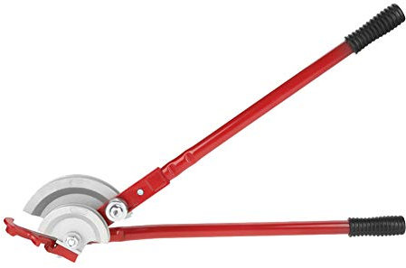Manual Pipe Tube Bender, 2 in 1 Dual Size Wheel Pipe Bending Tool 180 Degrees Adjustable, Heavy Duty Pipe Bender, Tube Pipe Bender for 15mm 22mm Pipe