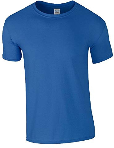 Gildan Mens Soft Style Ringspun T Shirt (4XL) (Royal)