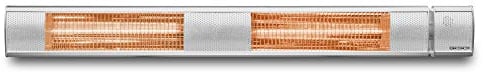 TROTEC Infrarot Heizstrahler IR 3050 Chauffage radiant IR-Gastro-Bar Chauffage à quartz pour terrasse, infrarouge, chaleur infrarouge sans préchauffage, télécommande IR
