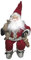 gerimport Weihnachtsmann Santa Claus sitzend mit Sack Deko Weihnachten 30cm