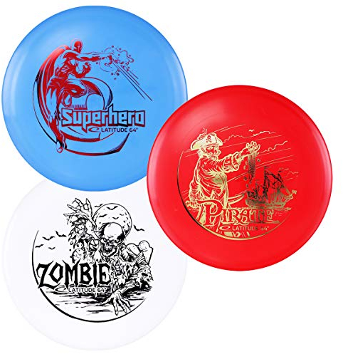 Latitude Disc Golf Einsteiger Starterset SPZ 3 Scheiben Putter Midrange Driver
