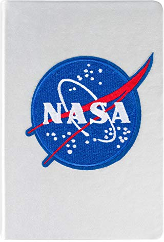 Baagl Notizbuch A5 Liniert Tagebuch Notizblock Notebook Schule - NASA | Flauschiger Journal Notizbuch für Jungen Liniert A5 Tagebuch mit Linien Notizblock Notebook für Schule NASA modernem Motiv.