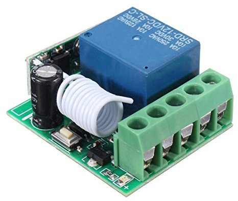Funk Relais RF Fernbedienung Schalter Empfänger 10A DC12V 433MHz