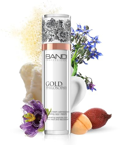 Bandi - Luxury Gesichtscreme Anti-Aging, Peptid Faltencreme für reife Haut | Exklusive Regeneration mit Peptiden, Gold infusion u exotischen Ölen. Reduziert Falten intensiv u spendet Feuchtigkeit